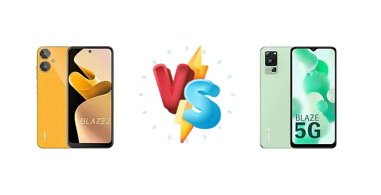 Lava Blaze 2 vs Lava Blaze 1X