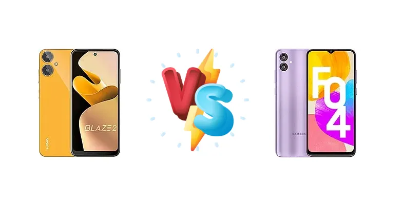 Lava Blaze 2 vs Samsung Galaxy F04