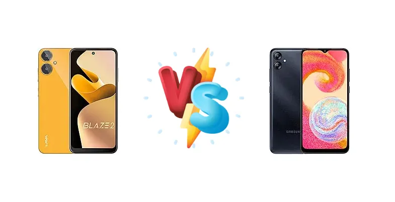 Lava Blaze 2 vs Samsung Galaxy M04