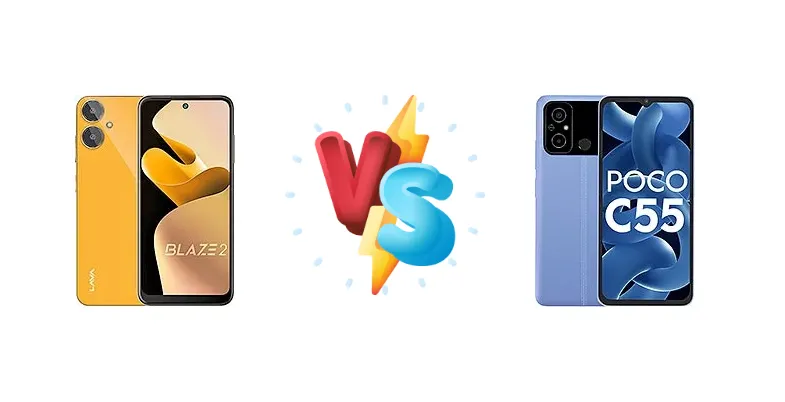 Lava Blaze 2 vs Xiaomi Poco C55