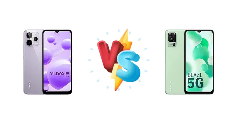 Lava Yuva 2 Pro vs Lava Blaze 1X