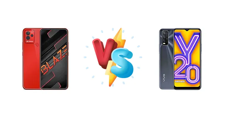 Lava Blaze vs vivo Y20