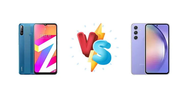 Lava Z3 vs Samsung Galaxy A54