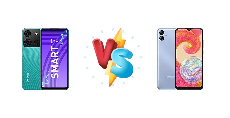 Infinix Smart 7 vs Galaxy A04e: Budget Phone Showdown