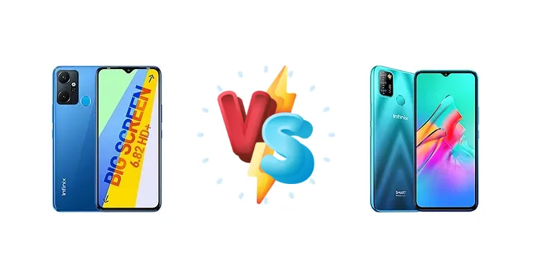 Infinix Smart 6 Plus (India) vs Infinix Smart 5