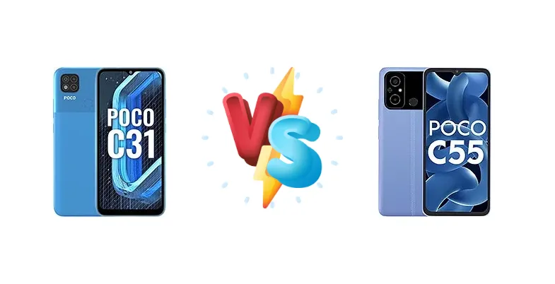 Xiaomi Poco C31 vs Xiaomi Poco C55