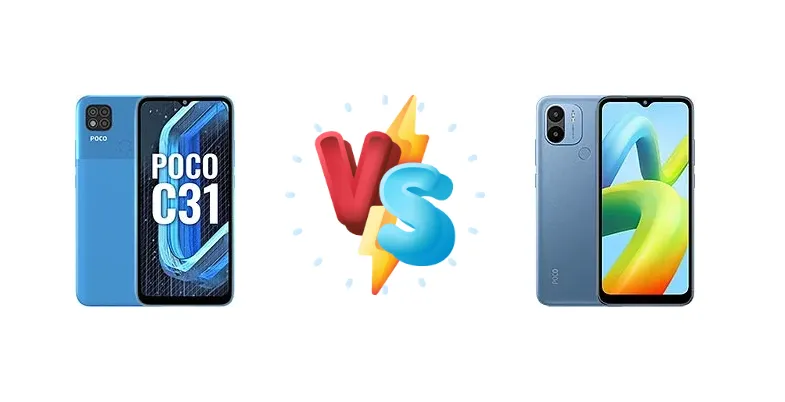 Xiaomi Poco C31 vs Xiaomi Poco C50