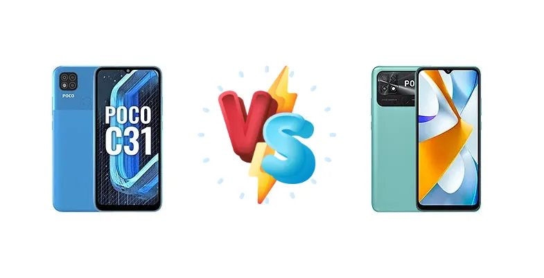 Xiaomi Poco C31 vs Xiaomi Poco C40