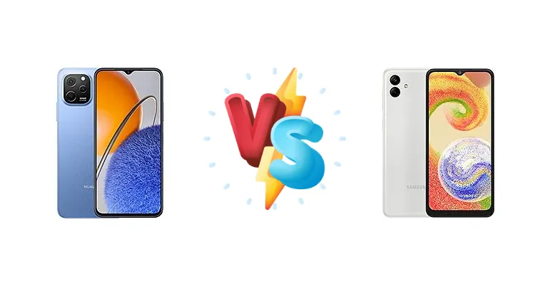 Huawei nova Y61 vs Samsung Galaxy A04