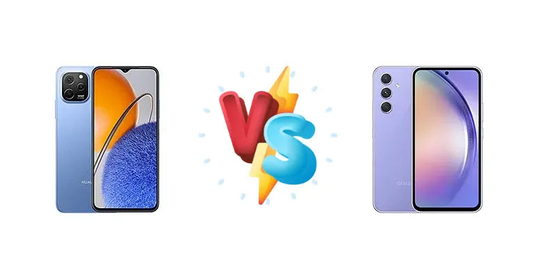 Huawei nova Y61 vs Samsung Galaxy A54