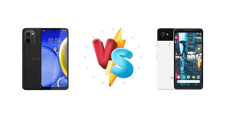 HTC Wildfire E plus vs Google Pixel 2 XL