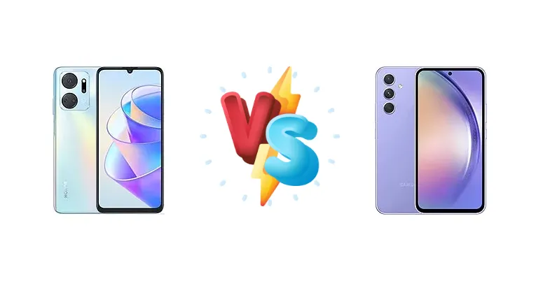 Honor X7a vs Samsung Galaxy A54