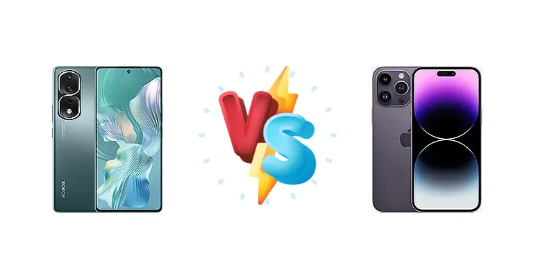 Honor 80 Pro Flat vs Apple iPhone 14 Pro Max