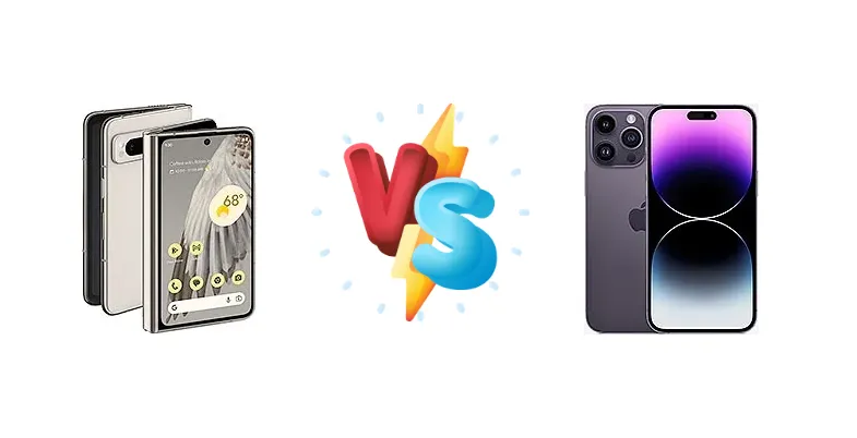 Google Pixel Fold vs Apple iPhone 14 Pro Max