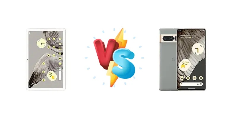 Google Pixel Tablet vs Google Pixel 7 Pro
