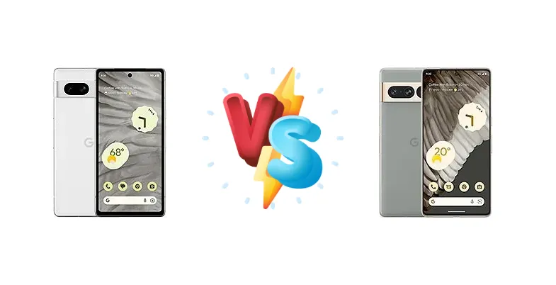 Google Pixel 7a vs Google Pixel 7 Pro