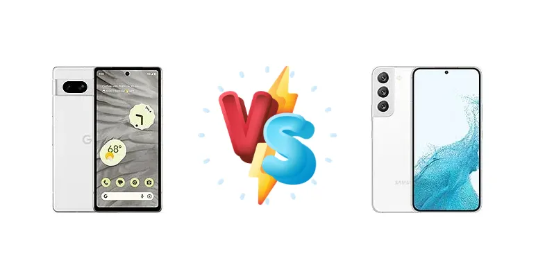 Google Pixel 7a vs Samsung Galaxy S22 5G
