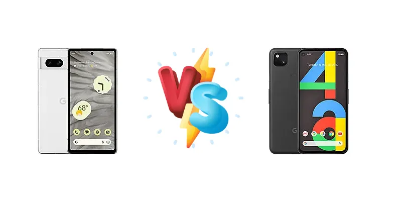 Google Pixel 7a vs Google Pixel 4a