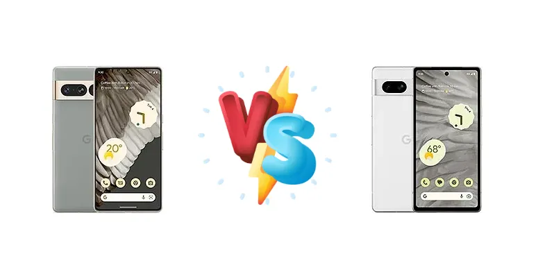 Google Pixel 7 Pro vs Google Pixel 7a