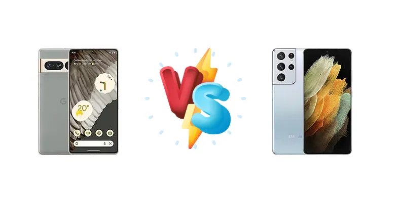 Google Pixel 7 Pro vs Samsung Galaxy S21 Ultra 5G