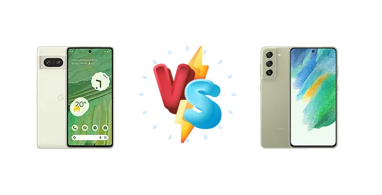 Google Pixel 7 vs Samsung Galaxy S21 FE 5G