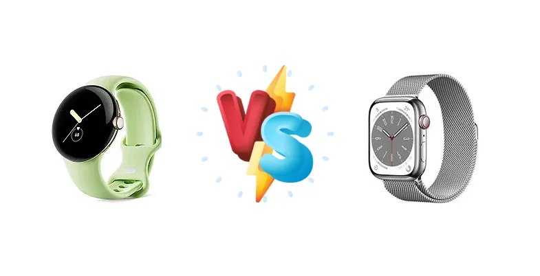 Google Pixel Watch vs Apple Watch Series 8