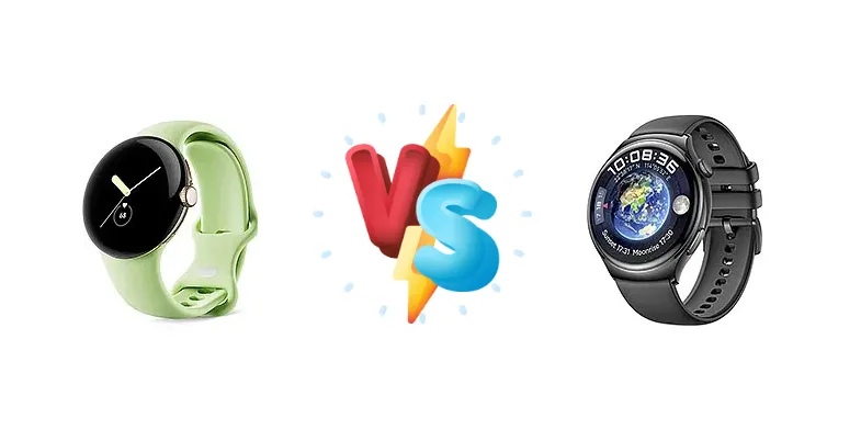 Google Pixel Watch vs Huawei Watch 4