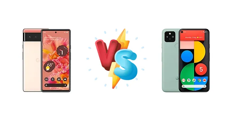 Google Pixel 6 vs Google Pixel 5