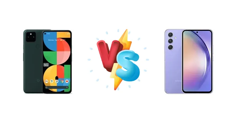Google Pixel 5a 5G vs Samsung Galaxy A54