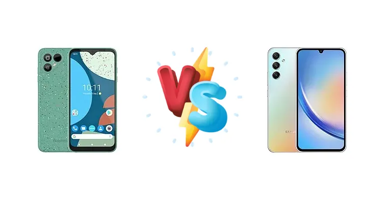 Fairphone 4 vs Samsung Galaxy A34