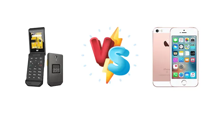 Cat S22 Flip vs Apple iPhone SE