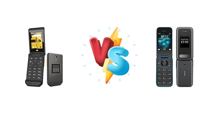 Cat S22 Flip vs Nokia 2660 Flip