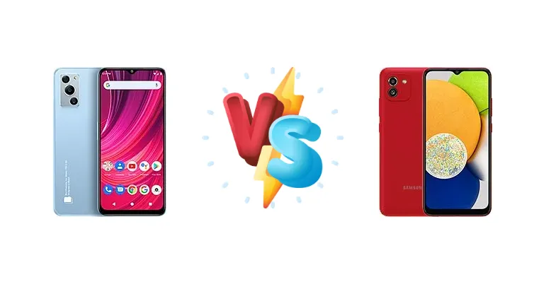 BLU F92e vs Samsung Galaxy A03