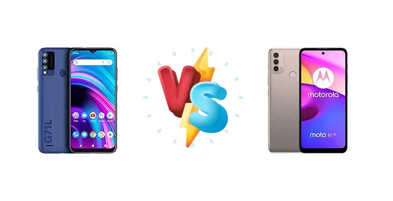 BLU G71L vs Motorola Moto E40