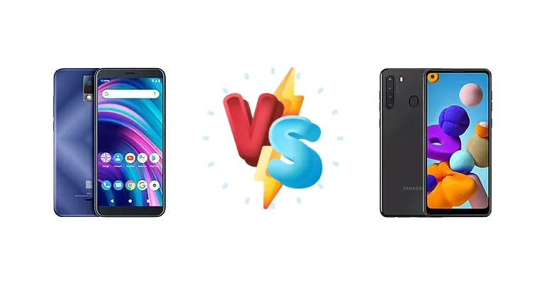 BLU View 3 vs Samsung Galaxy A21