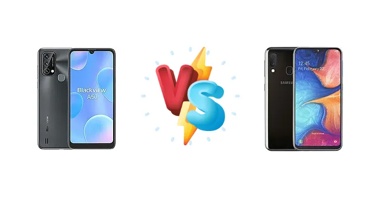 Blackview A50 vs Samsung Galaxy A20e