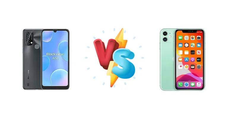 Blackview A50 vs Apple iPhone 11