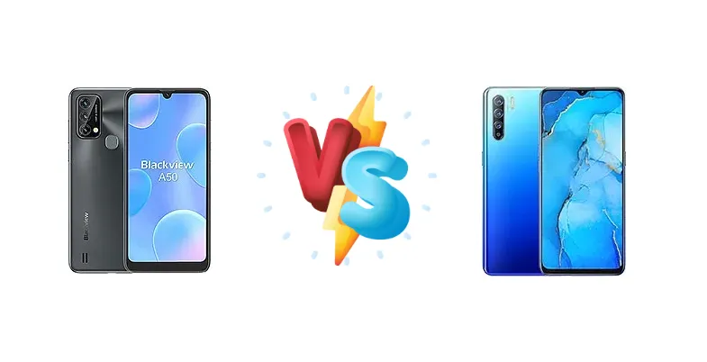 Blackview A50 vs Oppo Reno3