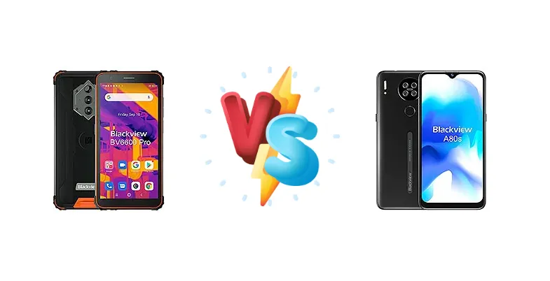 Blackview BV6600 Pro vs Blackview A80s