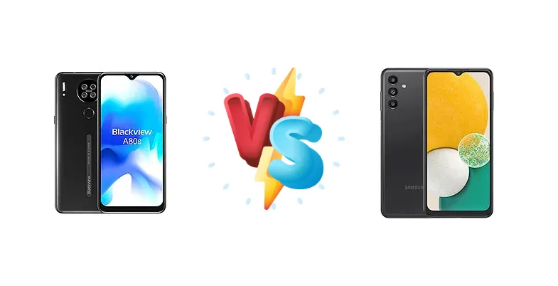 Blackview A80s vs Samsung Galaxy A13 5G