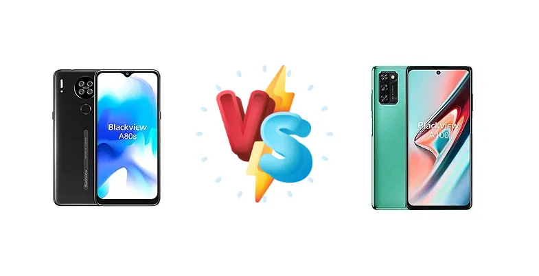 Blackview A80s vs Blackview A100