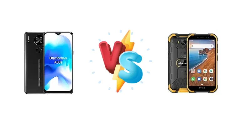 Blackview A80s vs Ulefone Armor X6