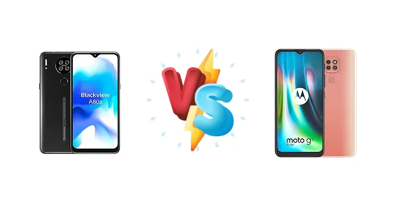 Blackview A80s vs Motorola Moto G9 Play