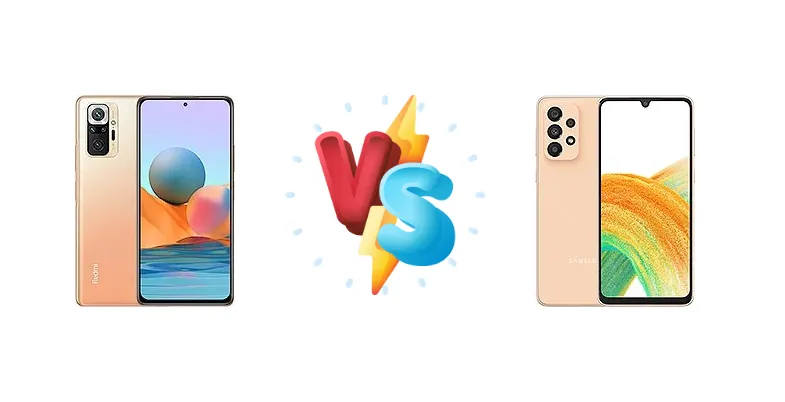 Xiaomi Redmi Note 10 Pro (India) vs Samsung Galaxy A33 5G