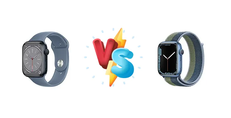 Apple Watch Series 8 Aluminum vs Apple Watch Series 7 Aluminum