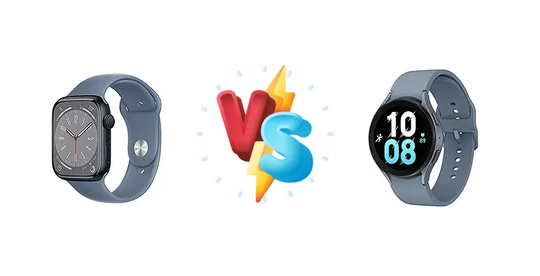 Apple Watch Series 8 Aluminum vs Samsung Galaxy Watch5