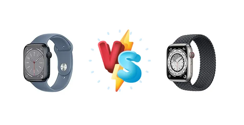 Apple Watch Series 8 Aluminum vs Apple Watch Edition Series 7