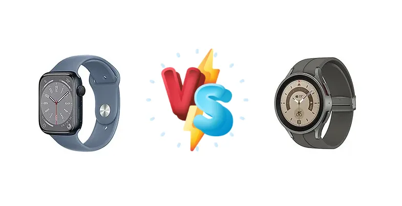 Apple Watch Series 8 Aluminum vs Samsung Galaxy Watch5 Pro