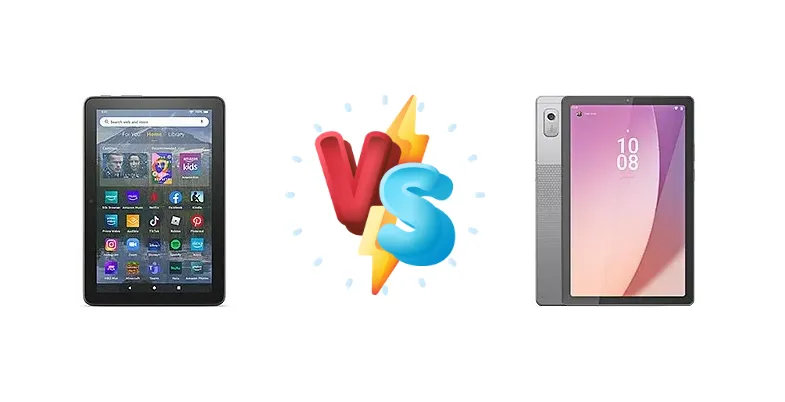 Amazon Fire HD 8 Plus (2022) vs Lenovo Tab M9