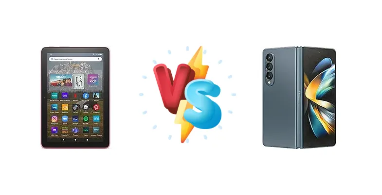 Amazon Fire HD 8 (2022) vs Samsung Galaxy Z Fold4